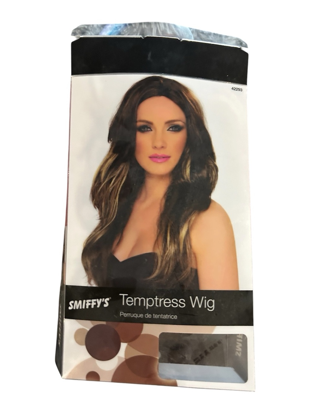 miffy Glam Wave Wig - Dark Brown with Blonde Highlights